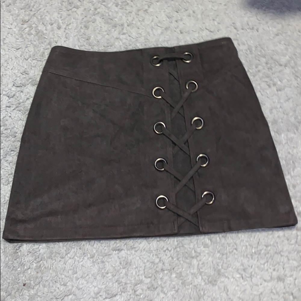 velvet skirt